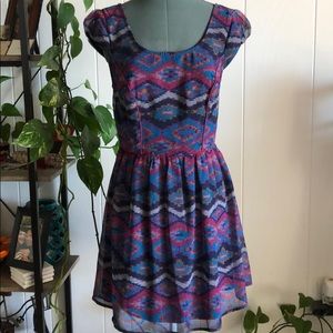 Multi colored dress by Band of Gypsies